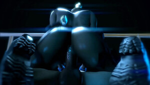 Подборка горячих 3д оргий с сиськастыми куколками