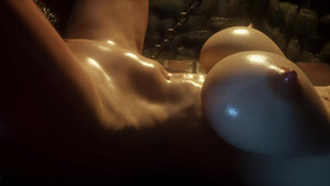 Порно с двумя монстрами орками и красивой сисястой принцессой из мультика